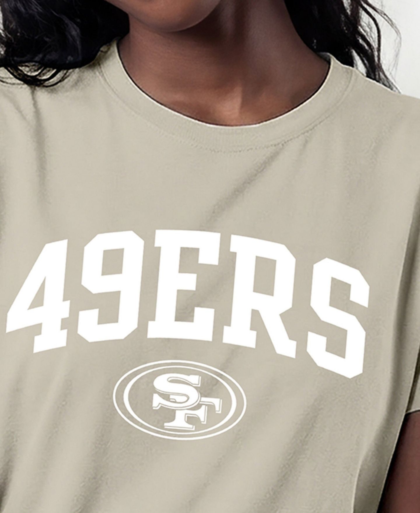 Женская футболка Champion San Francisco 49ers Cocoa Butter Screen-Print Graphics — фото 2