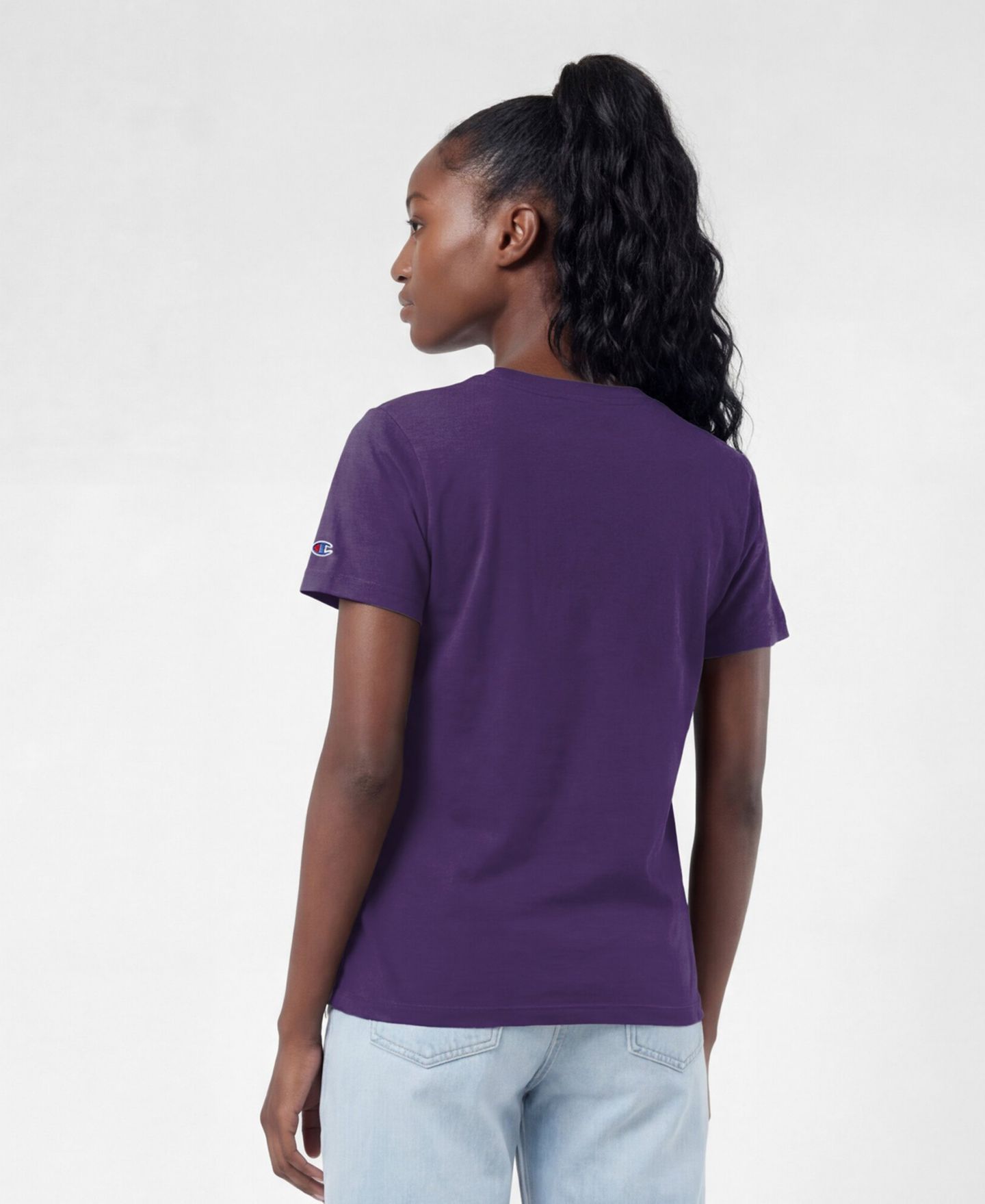 Женская футболка Champion Minnesota Vikings Crewneck Short-Sleeve Cotton-Blend — фото 4