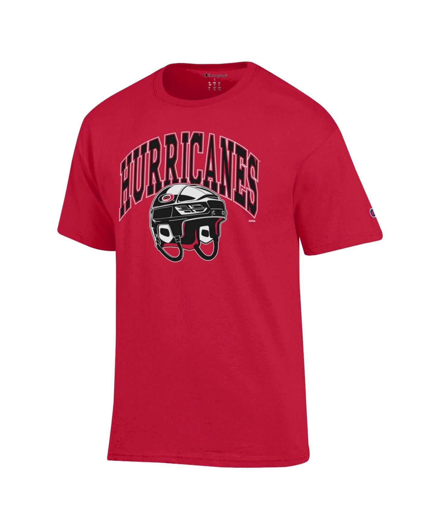 Мужская футболка Champion Carolina Hurricanes Helmet Crewneck Graphic — фото 3