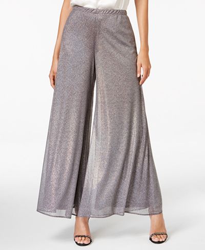 msk sparkled palazzo pants