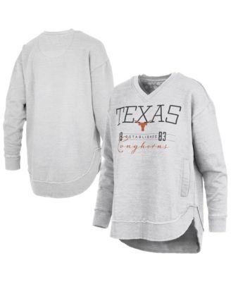 Women's Texas Longhorns Marcus East Hall Poncho V-Neck Sweatshirt