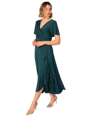 tummy hiding formal dresses Plus Size Party To Hide How To Hide Belly Fat In Dresses: Style dark green short dress main image 0