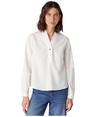 Women's Textured Frill Shirt