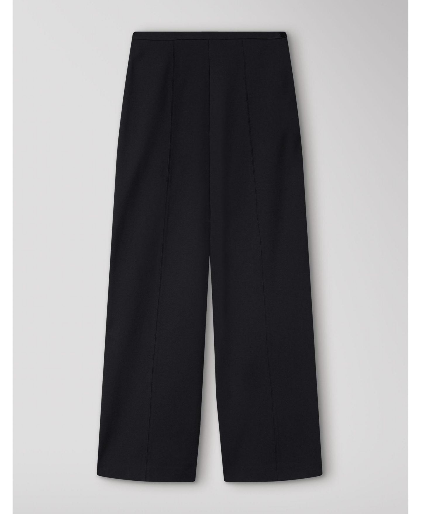 Женские брюки Whistles Straight High-Waisted Lila Ponte, цвет: Чёрный — фото 5