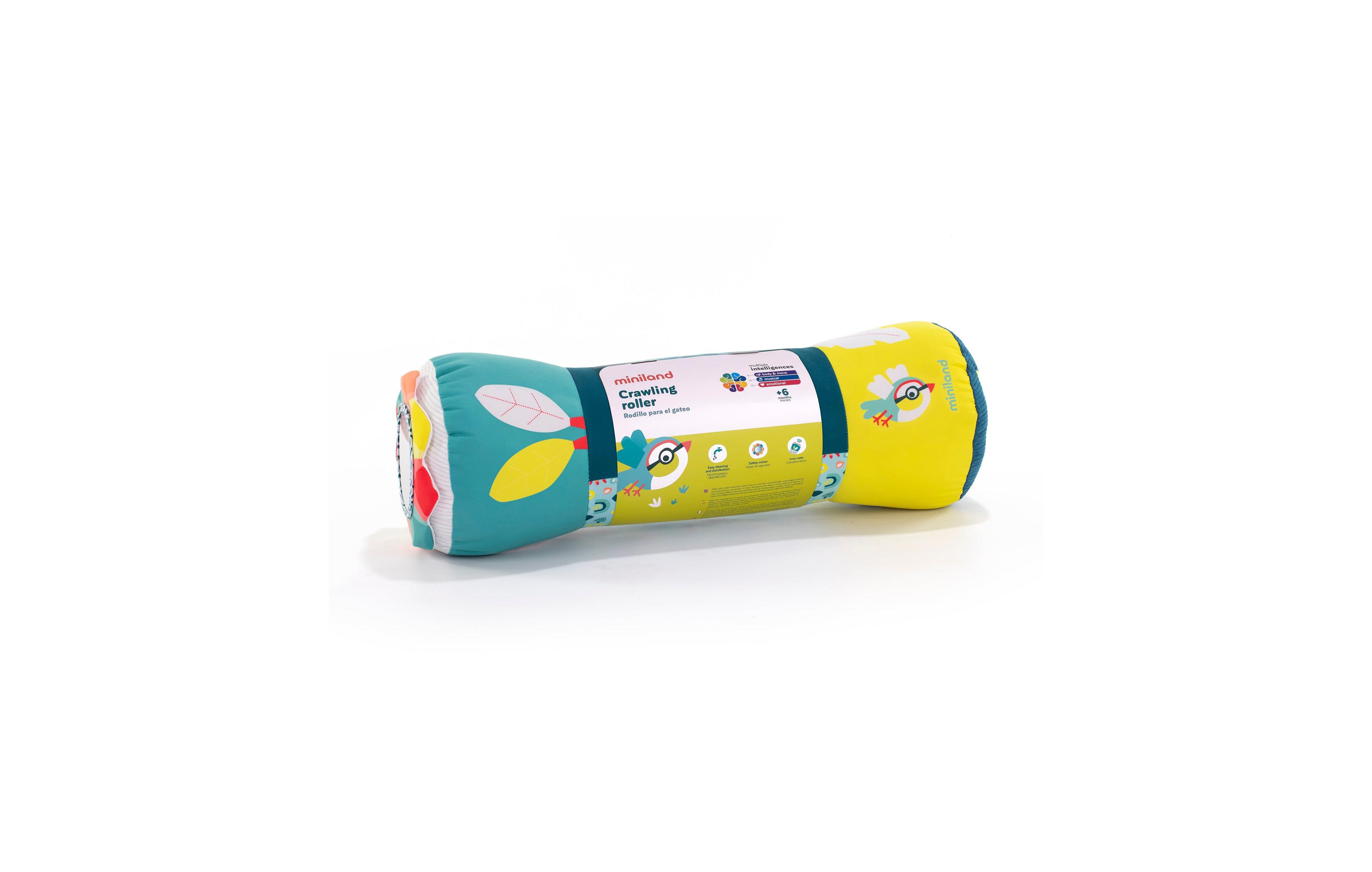 Miniland Baby Feel to Learn Crawling Roller Tummy Time Toy