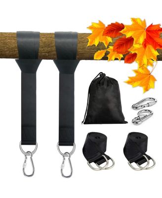 4feet Tree Swing Hanging Straps Kit Lbs Weight Capacity Heavy Duty Carabiners Quick Setup Versatile Outdoor Use