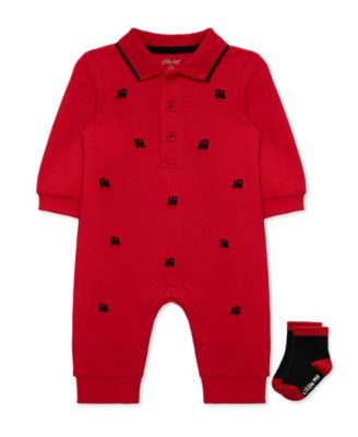 Baby Boys' Trains coverall and Socks, 2-Piece Set