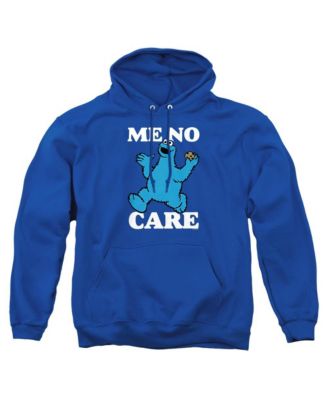Men's Cookie Monster Me No Care Pull-Over Hoodie