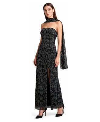Women's Strapless Beaded Gown