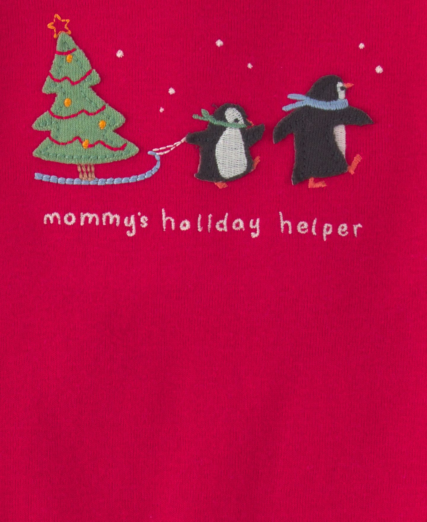 Детский праздничный комплект Carter's Mommy's Holiday Helper для малыша: боди и брюки, цвет: Красный / Чёрный — фото 3