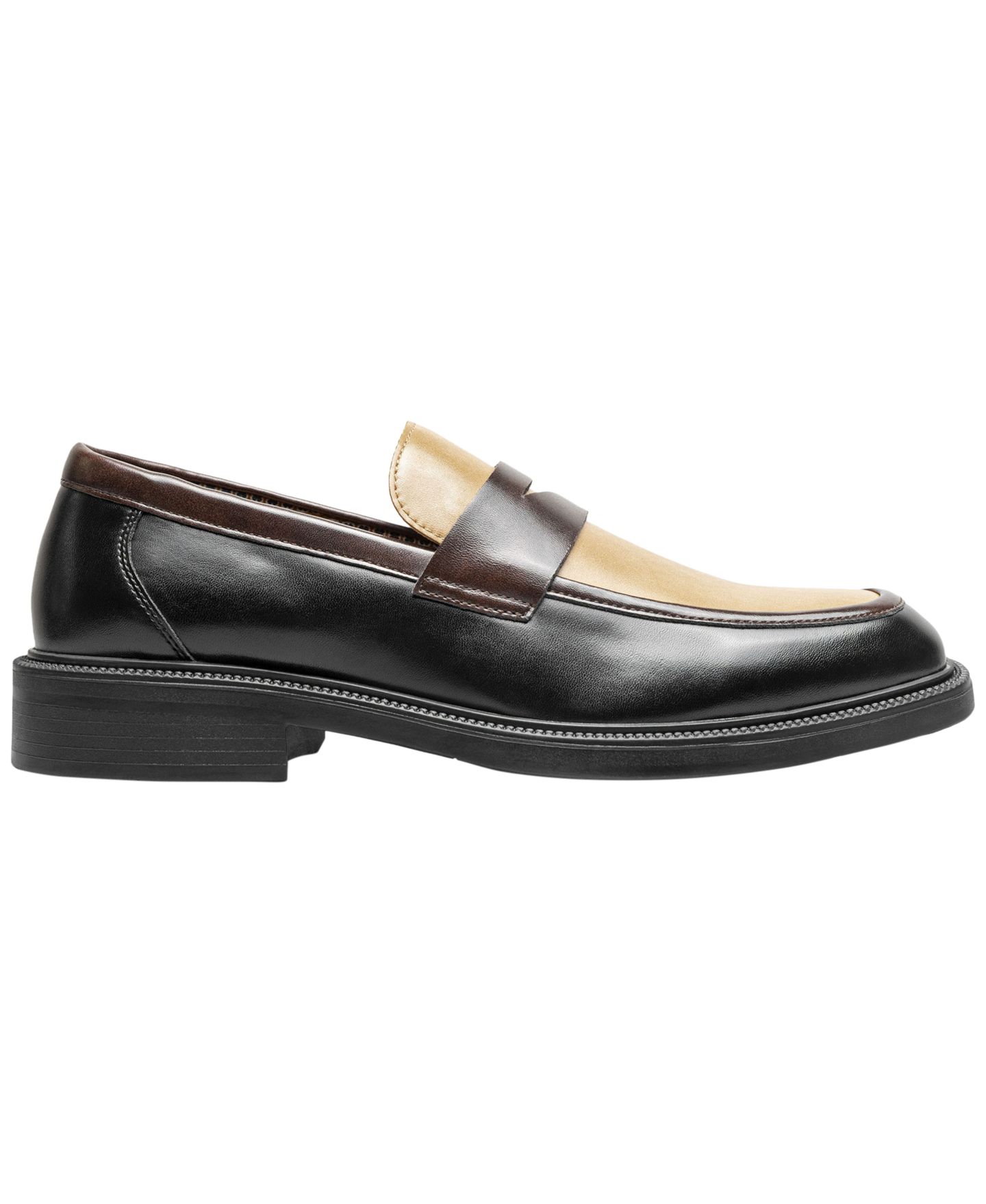 Мужские туфли Stacy Adams Everett Moc-Toe Penny, цвет: Чёрный / Коричневый — фото 2