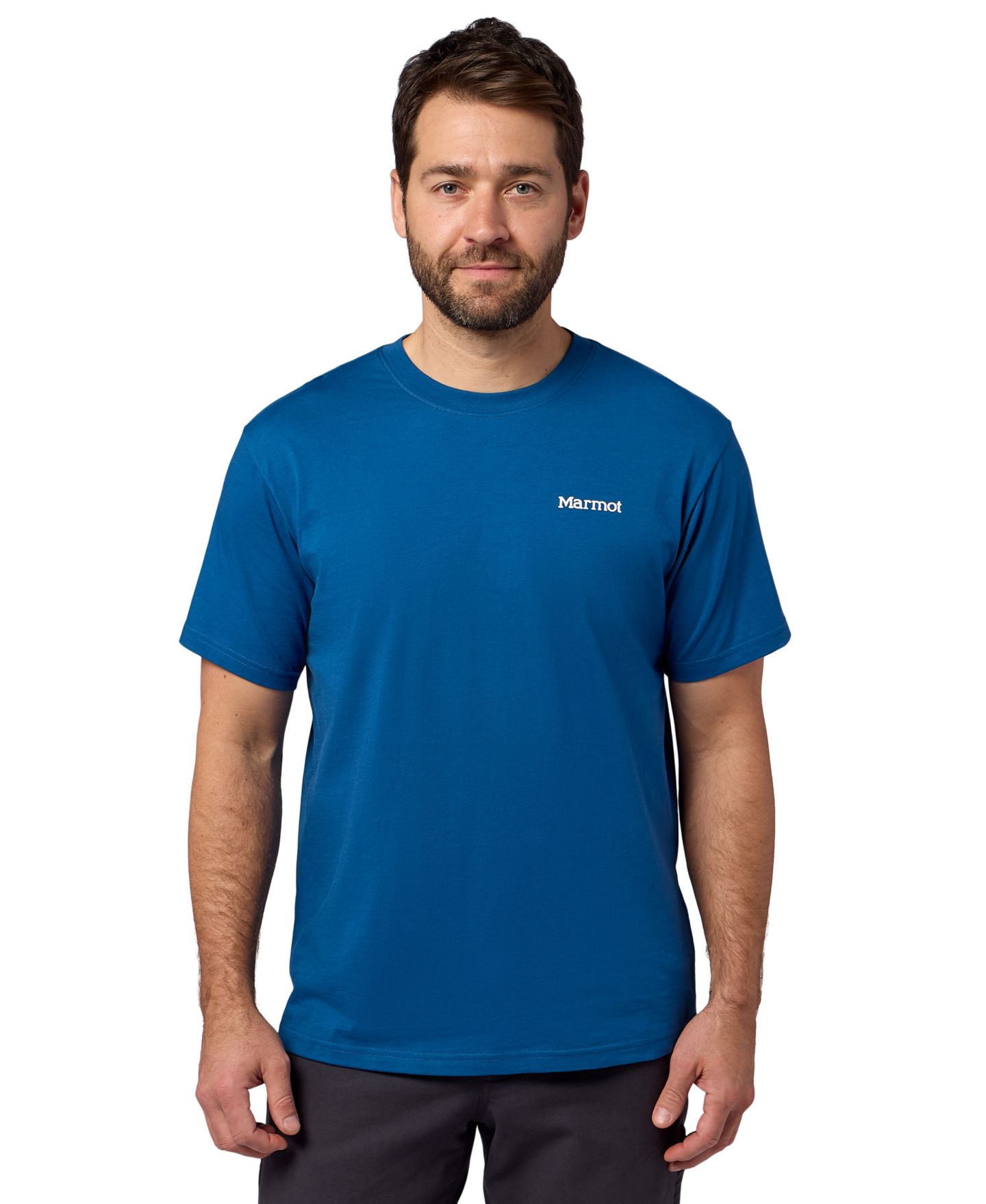 Мужская футболка Marmot Marty Pocket Graphic Regular-Fit, цвет: Ягодный — фото 2