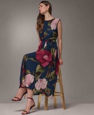 summer dresses for older women ZENDEYA Bandeau Neck Midi cotton summer dresses for over 50s Product Information colour_Burgundy Color:Blue Foil