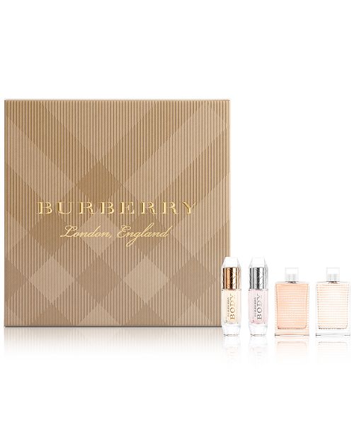 Burberry 4 Pc Women S Coffret Miniature Gift Set Reviews All Perfume Beauty Macy S