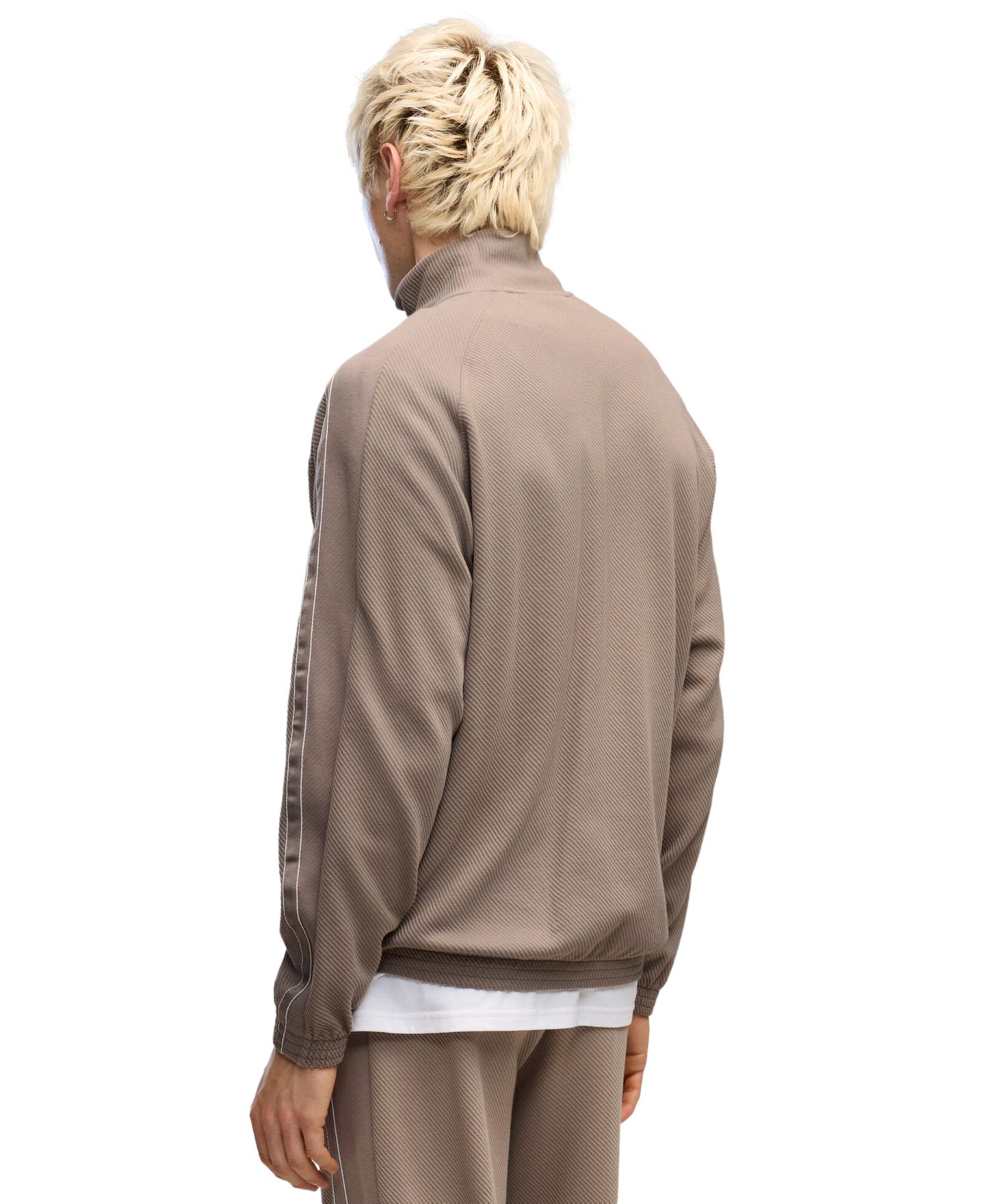 Мужская куртка PUMA Class Twill Regular-Fit Track, цвет: Серый — фото 3