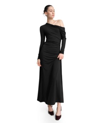 Women's Ambrose Off-the-Shoulder Long-Sleeve Maxi Dress