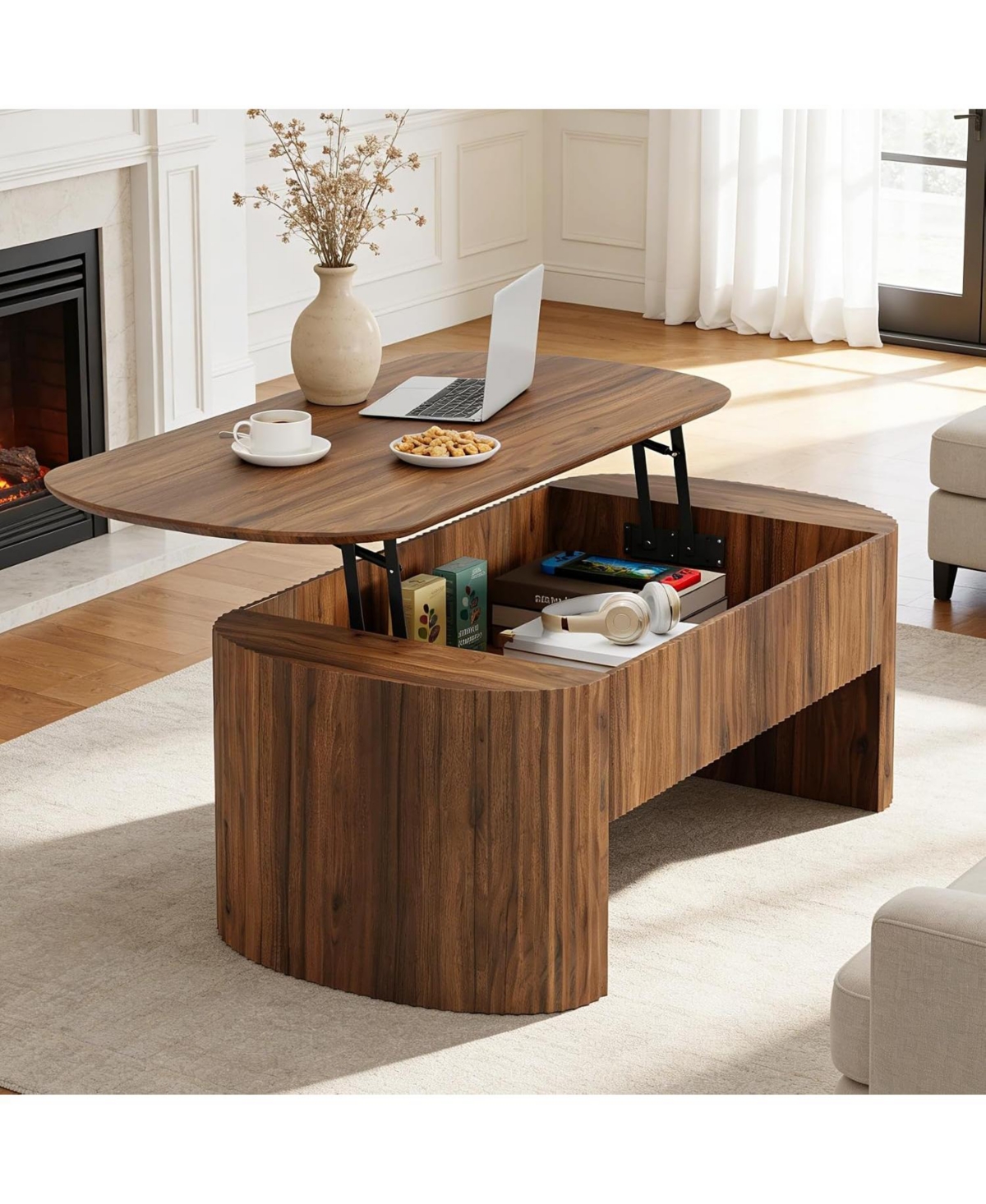 Tribesigns 47" Lift-Top Coffee Table with Hidden Storage