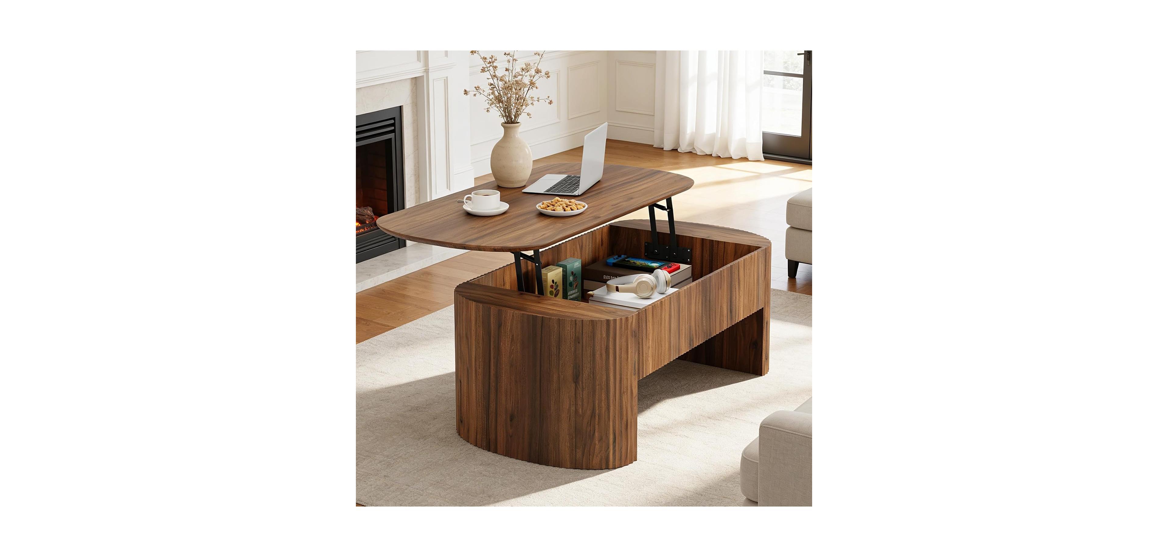 Tribesigns 47" Lift-Top Coffee Table with Hidden Storage