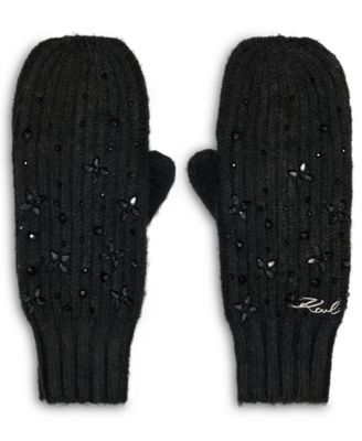 Studded Flip Top Mitten Gloves