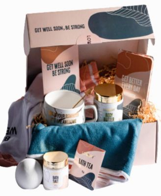 Care Package, Get Well Soon Gift Basket, Self Care Gifts, 13pc Sympathy Gift and Spa Kit, Body Care Gift Set