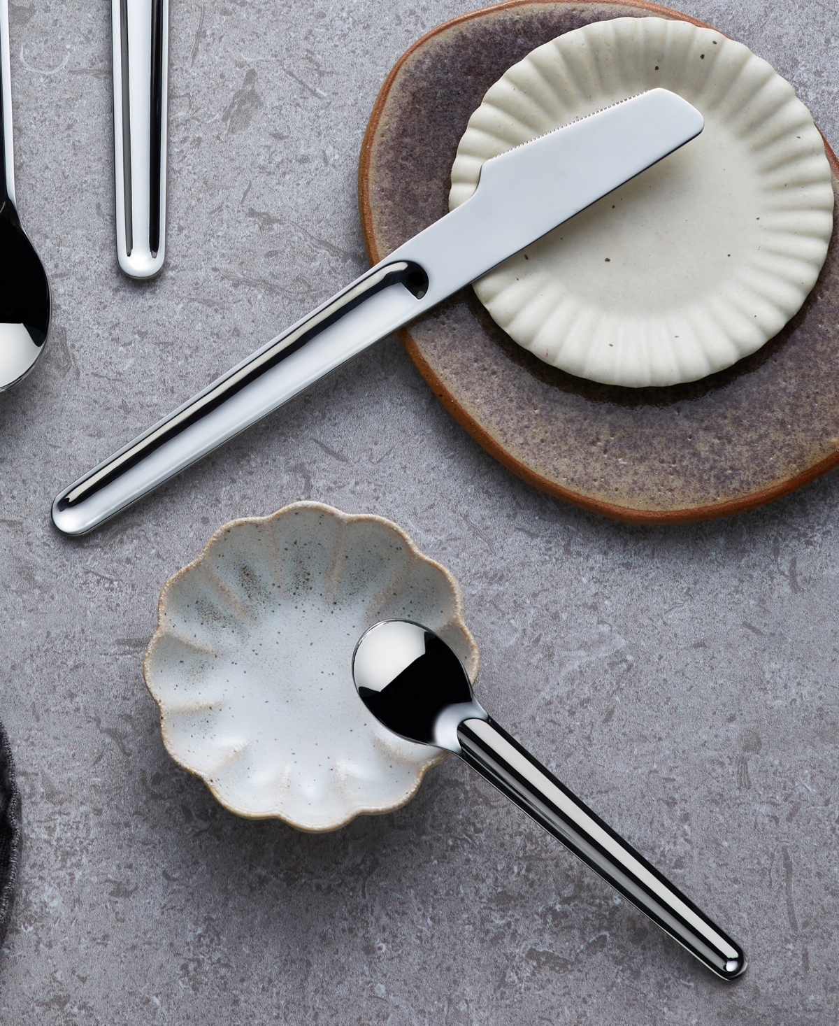 Noritake Marc Newson 16-piece Flatware Set In Silver