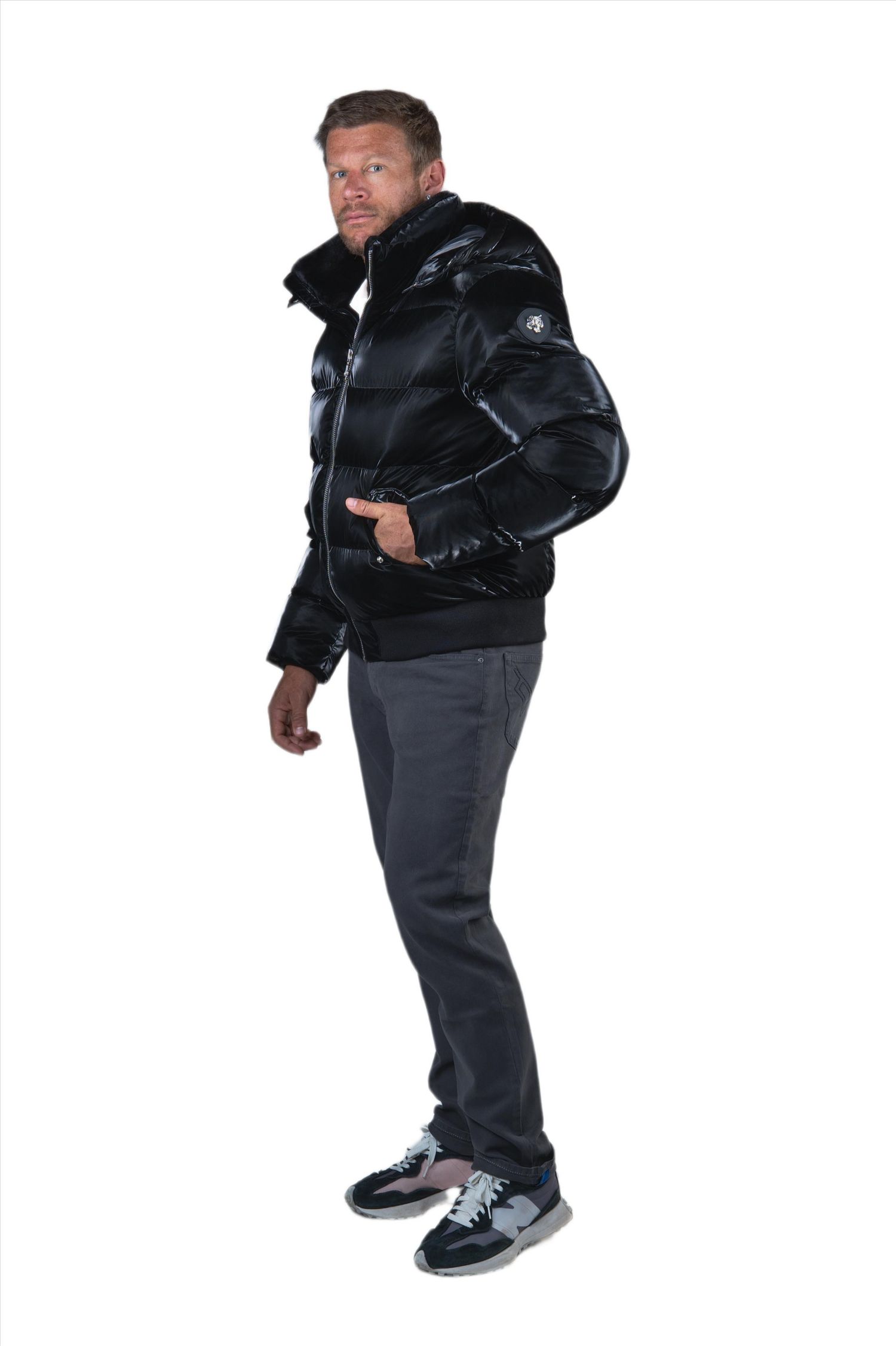 Men's Woody Bomber Quilted Coat