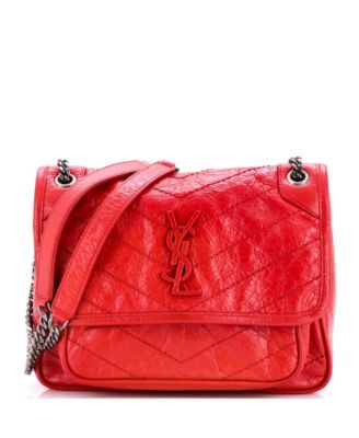Baby Niki Chain Flap Bag Matelasse Chevron Leather