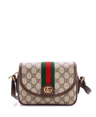 Mini Ophidia Flap Shoulder Bag GG Coated Canvas