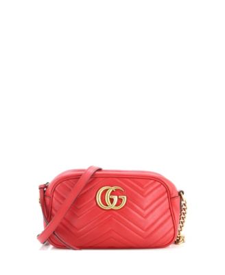 Small GG Marmont Shoulder Bag Matelasse Leather