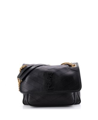 Medium Niki Chain Flap Bag Leather