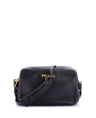 Double Zip Camera Bag Vitello Daino