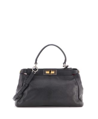 Regular Peekaboo Bag Soft Leather