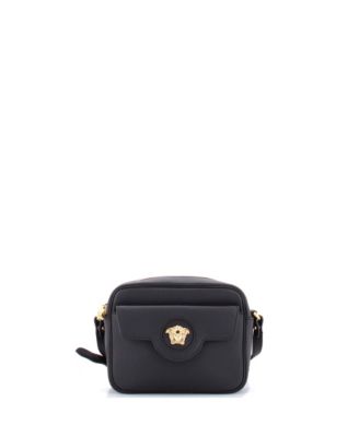Small La Medusa Flap Pocket Camera Bag Leather