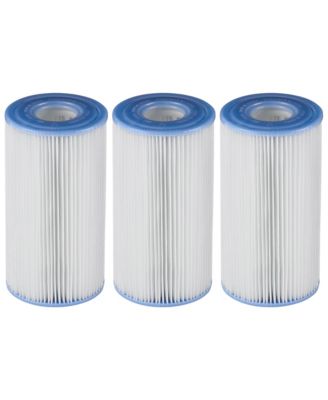 Swimming Pool Easy Set Type A Replacement Filter Pump Cartridge (3 Pack)