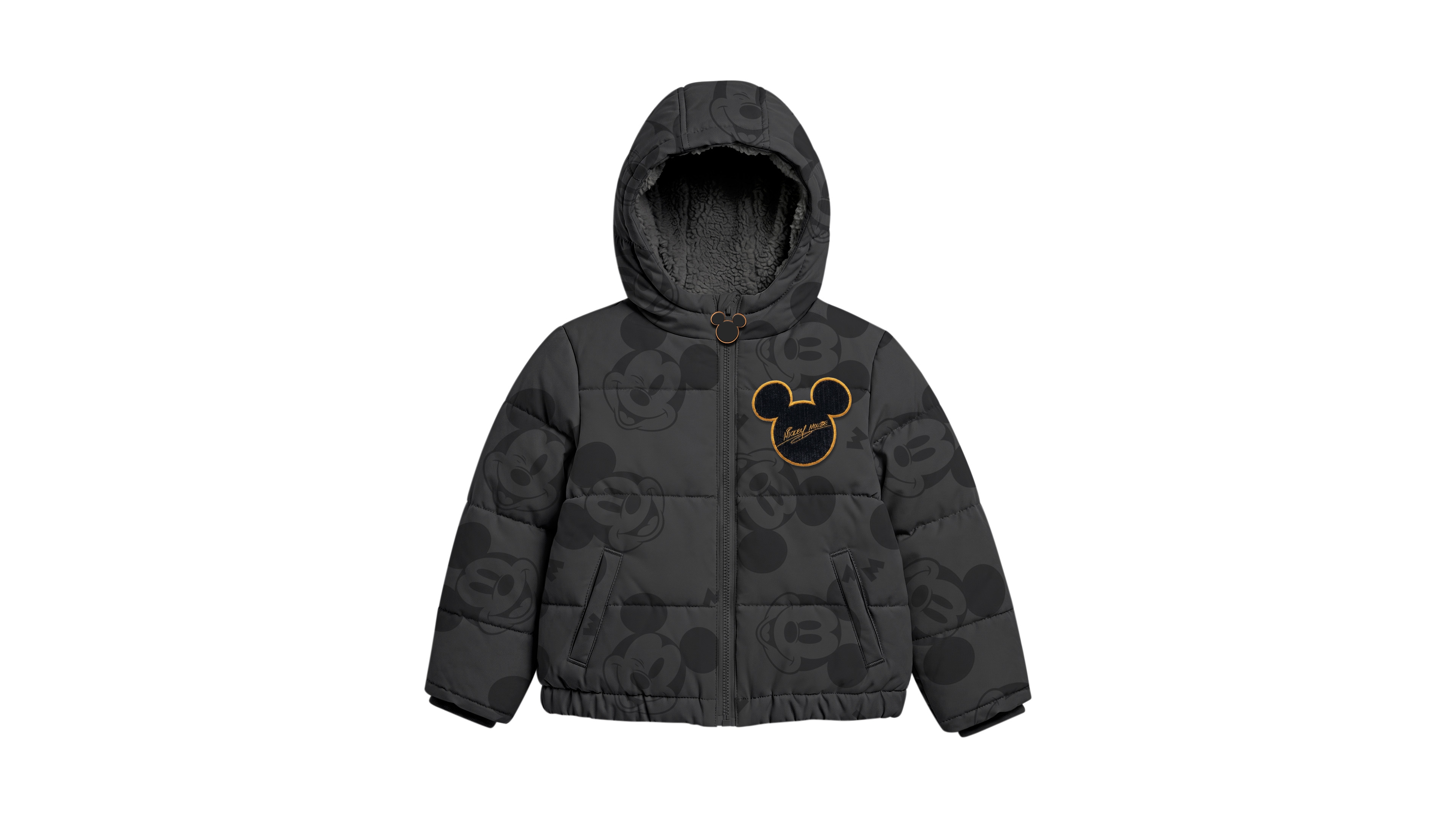 Mickey Mouse Toddler Boys' 2T-4T Hooded Puffer Jacket