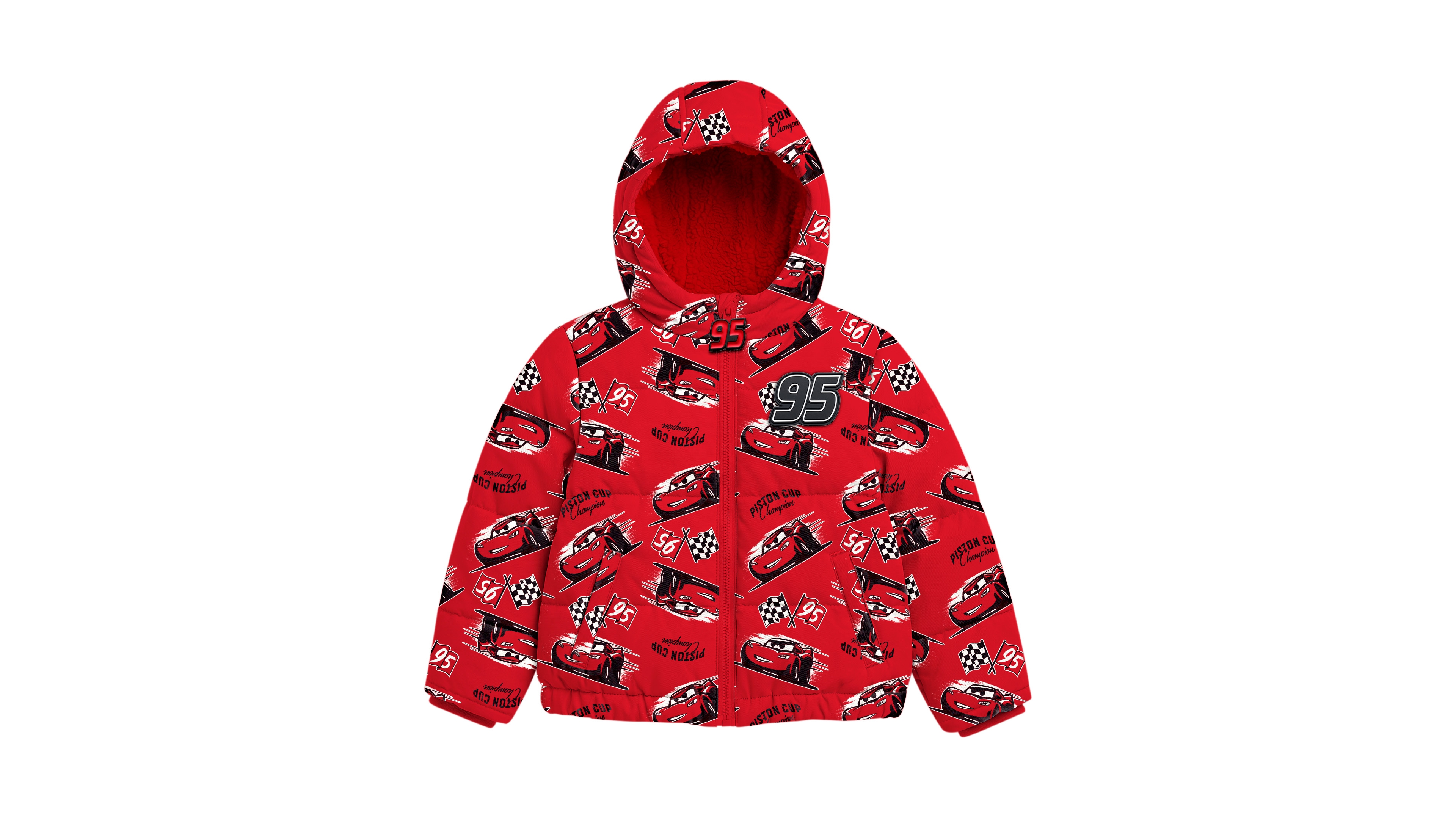 Cars Toddler Boys' 2T-4T Hooded Puffer Jacket