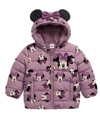 Toddler Girls' 2T-4T Hooded Puffer Jacket