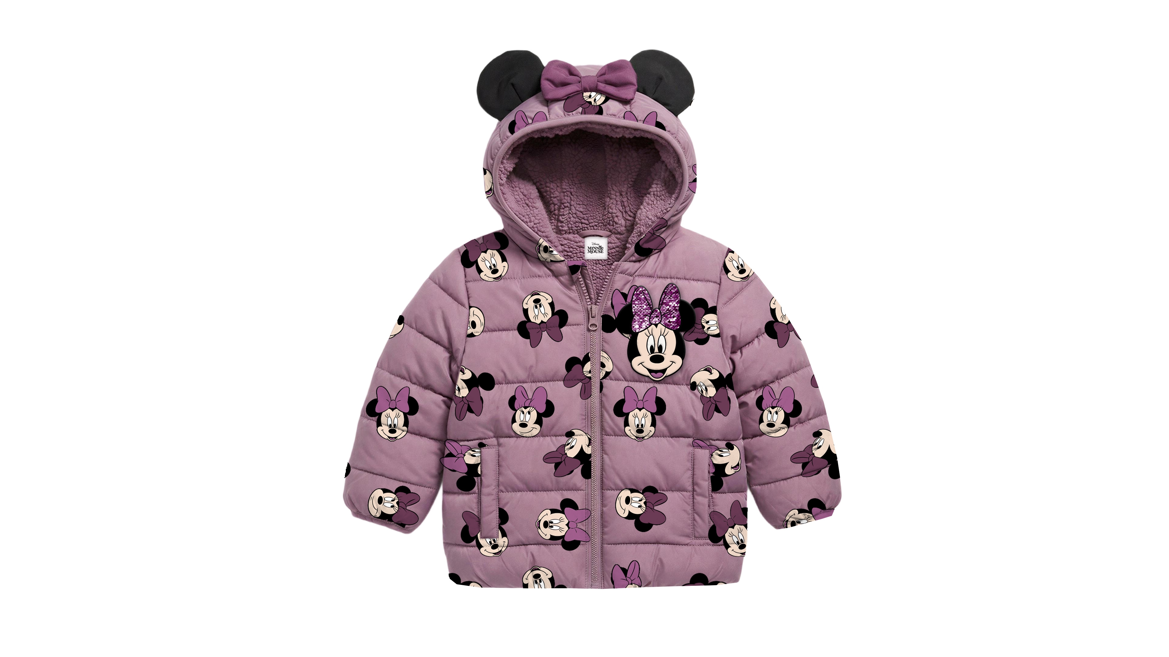 Minnie Mouse Toddler Girls' 2T-4T Hooded Puffer Jacket