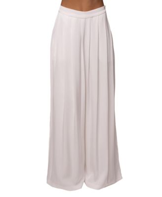 Women's Clara Wide Leg Pleated Trousers