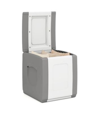 27-Gallon Deck Box with Lid for Packages, Doubles as Side Table