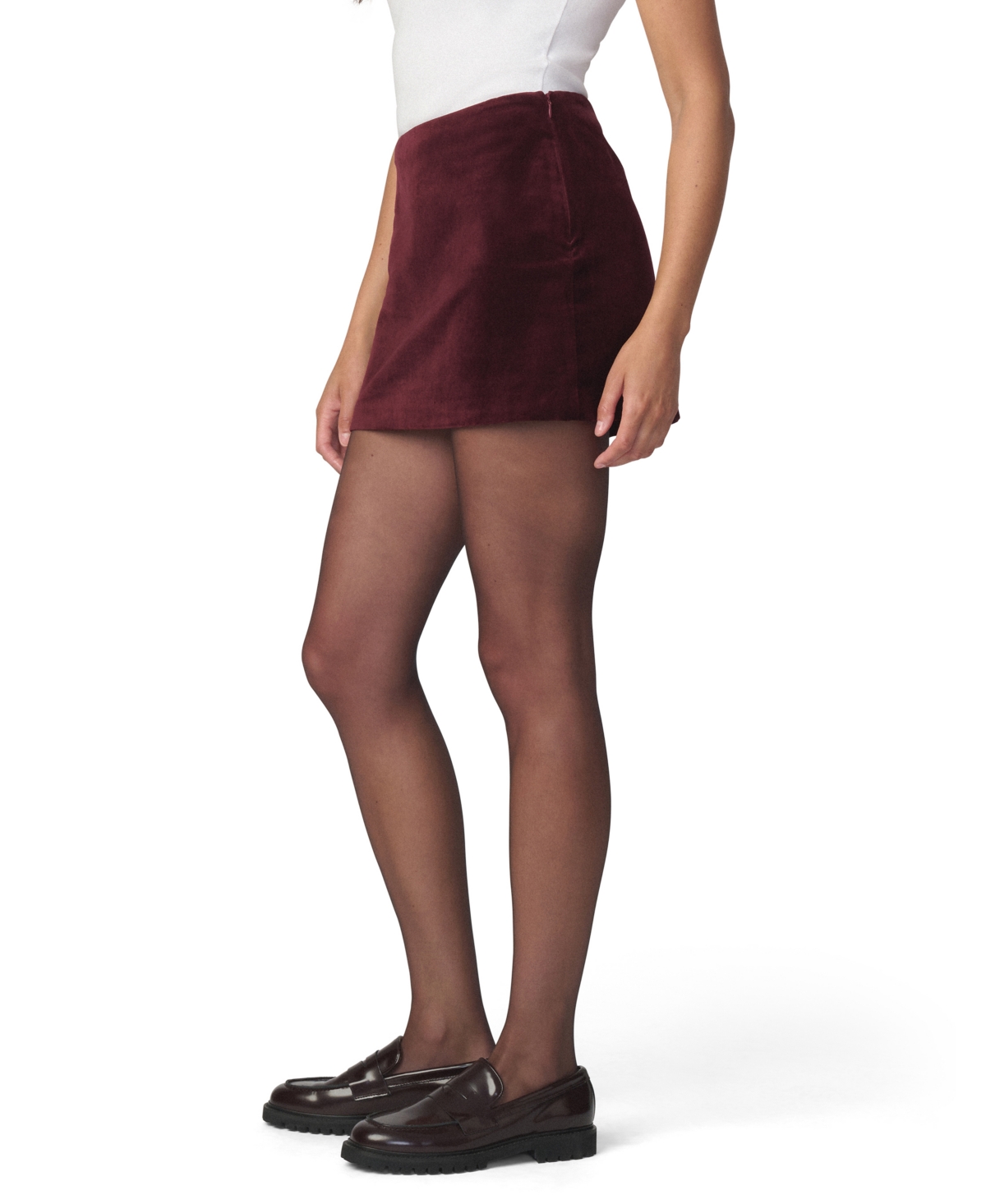 Joe's Jeans Women's Velveteen Mini A-Line Skirt