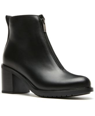 Women's Lavish City Dry Leather Zipper Booties