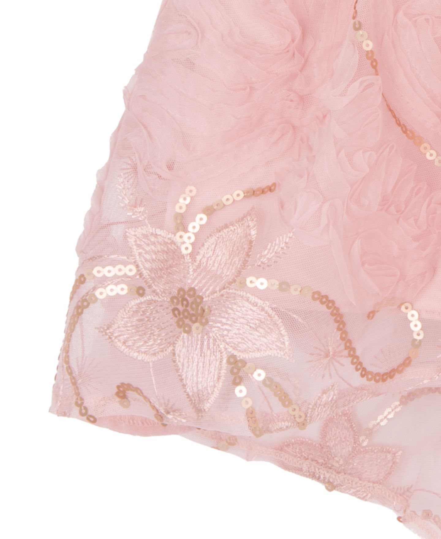 Платье Rare Editions Round Neck Sleeveless Dress для девочек, цвет: Розовый — фото 4