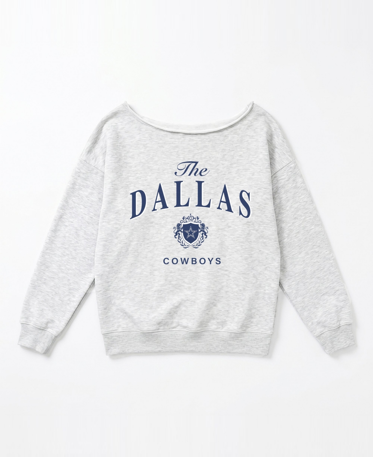 Gameday Couture Women's Dallas Cowboys Offsides Energy Off-Shoulder Sweatshirt