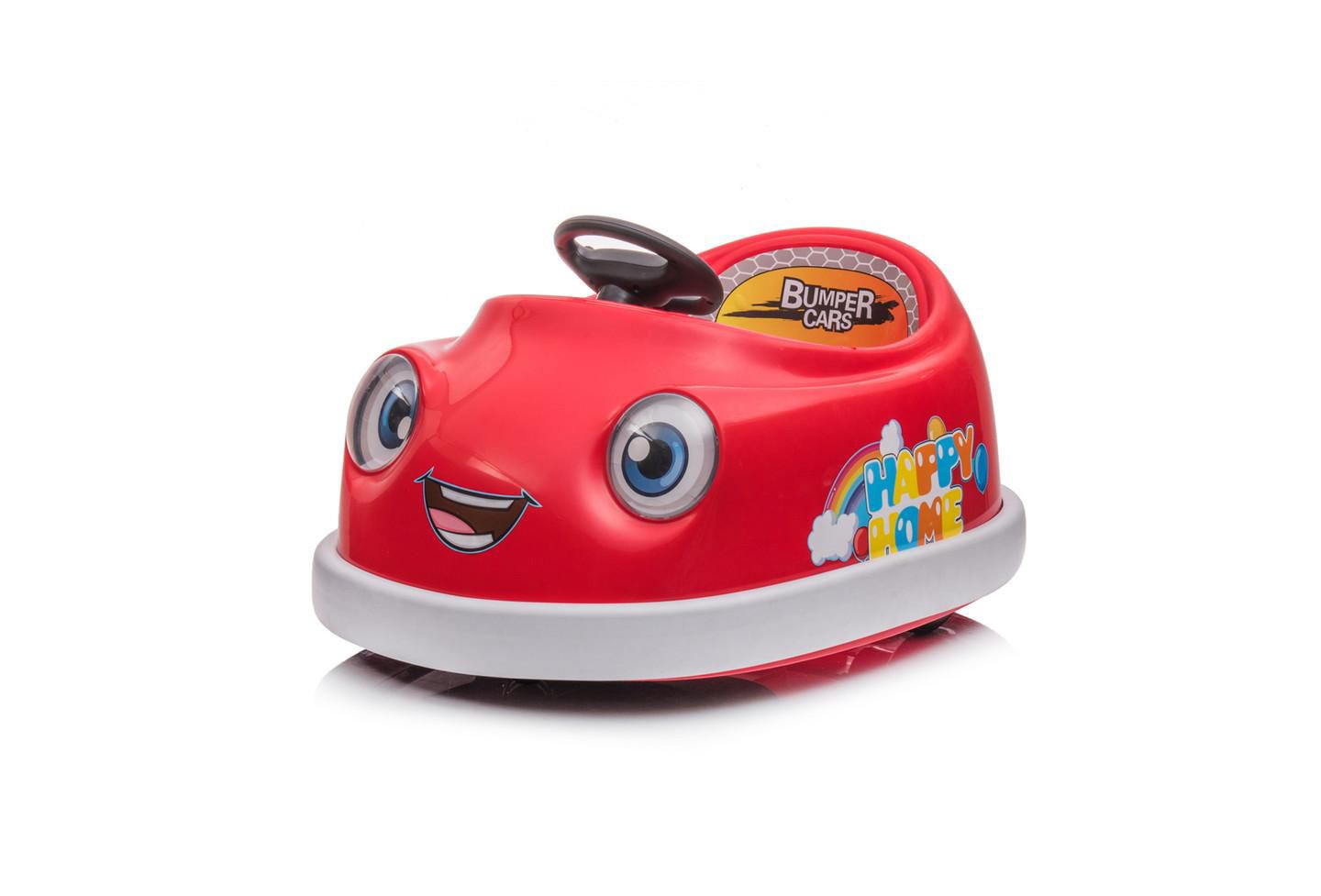 Детская игрушка YOBTOP Ride on Car for Kids - 12V Dual Drive Bumper Car, 1-6 Years Old, Pushrod, Dinner Plate, USB BT Music, Rocking Horse Mode, Anti-Collision Bumper, цвет: Красный — фото 5