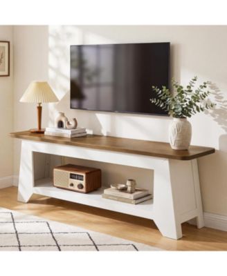 TV Stand, Farmhouse Entertainment Center, Rustic Media Console