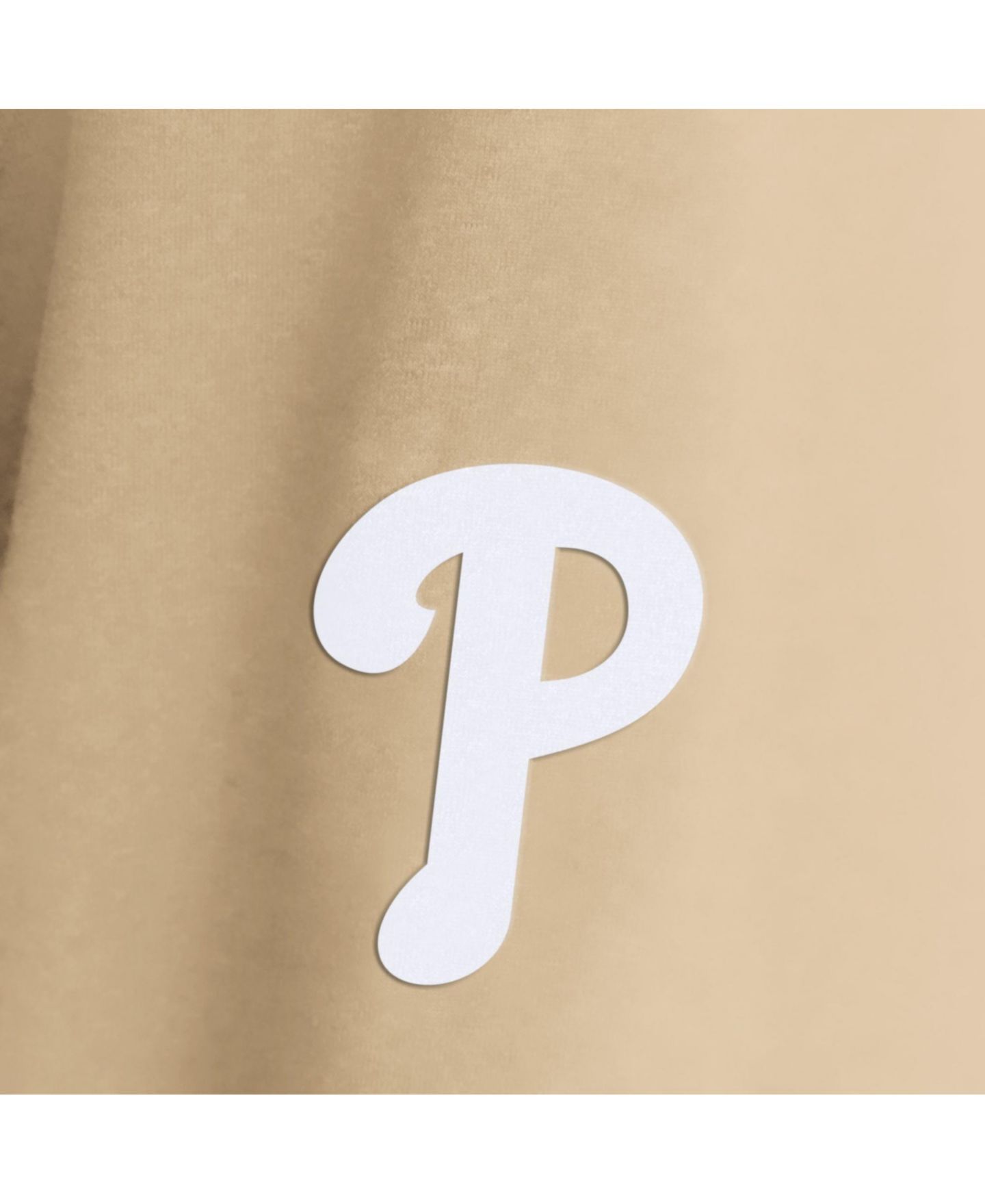 Мужская футболка Fanatics Khaki Philadelphia Phillies Clutch Long Sleeve Hooded — фото 2