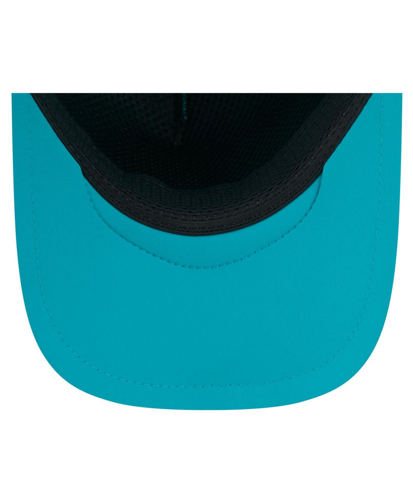 Мужская кепка New Era Aqua Miami Dolphins 2026 Sideline Apex 9FORTY Adjustable Trucker Hat — фото 2