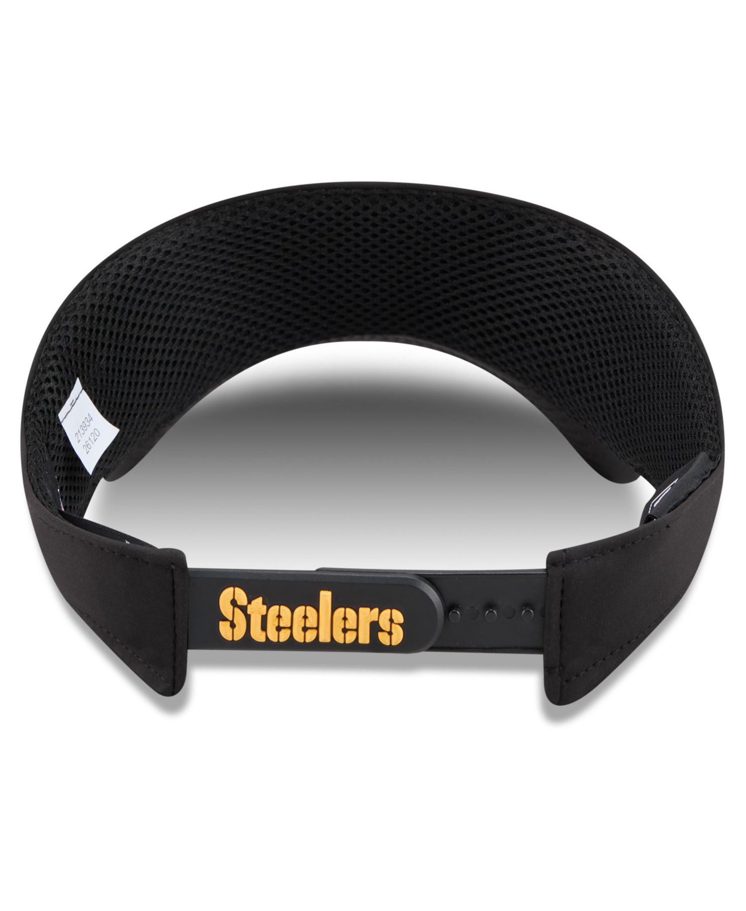 Men's Black Pittsburgh Steelers 2026 Sideline Adjustable Visor Hat