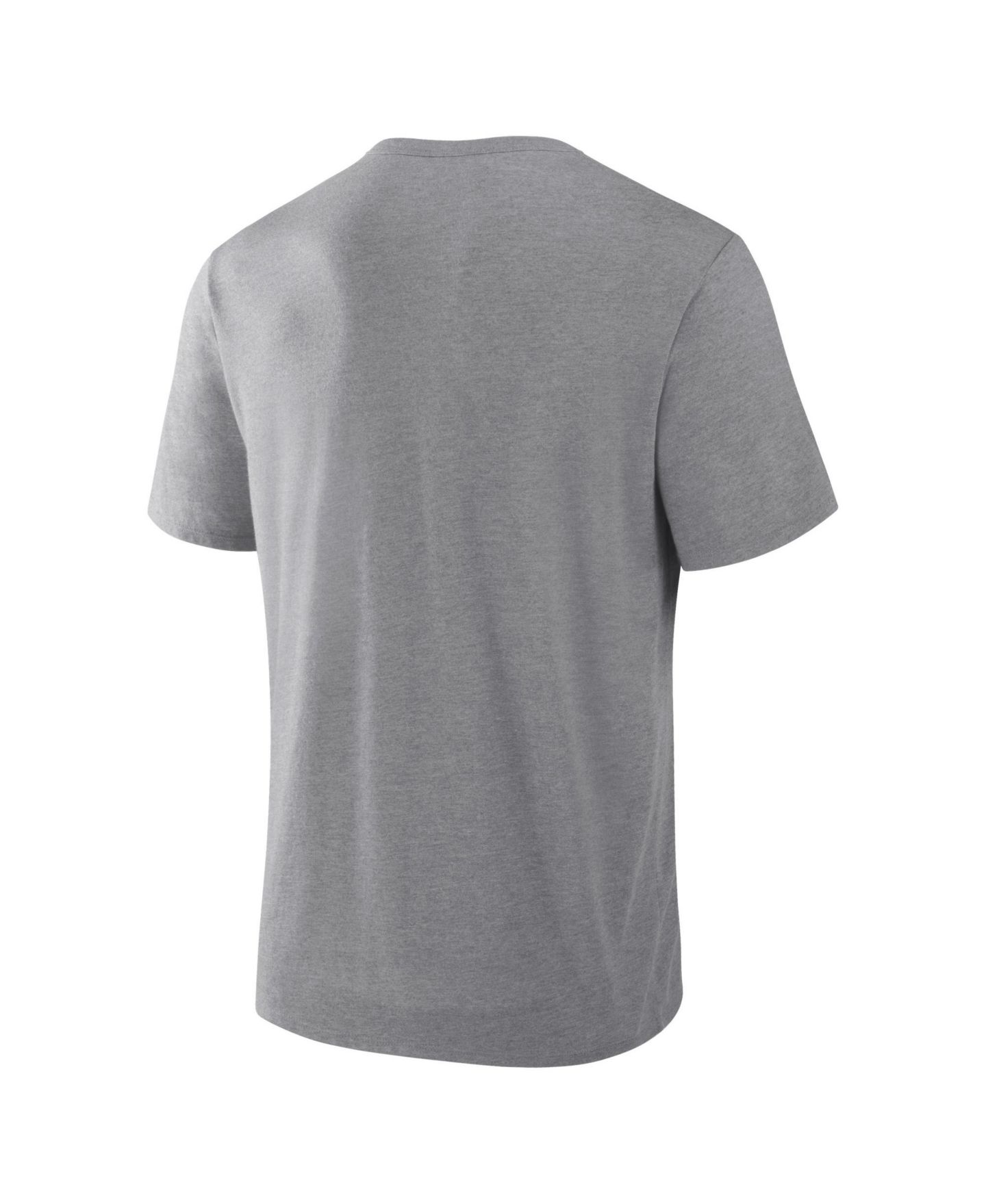 Мужская футболка Fanatics Heather Gray Texas Rangers Play Tribute Tri-Blend — фото 2